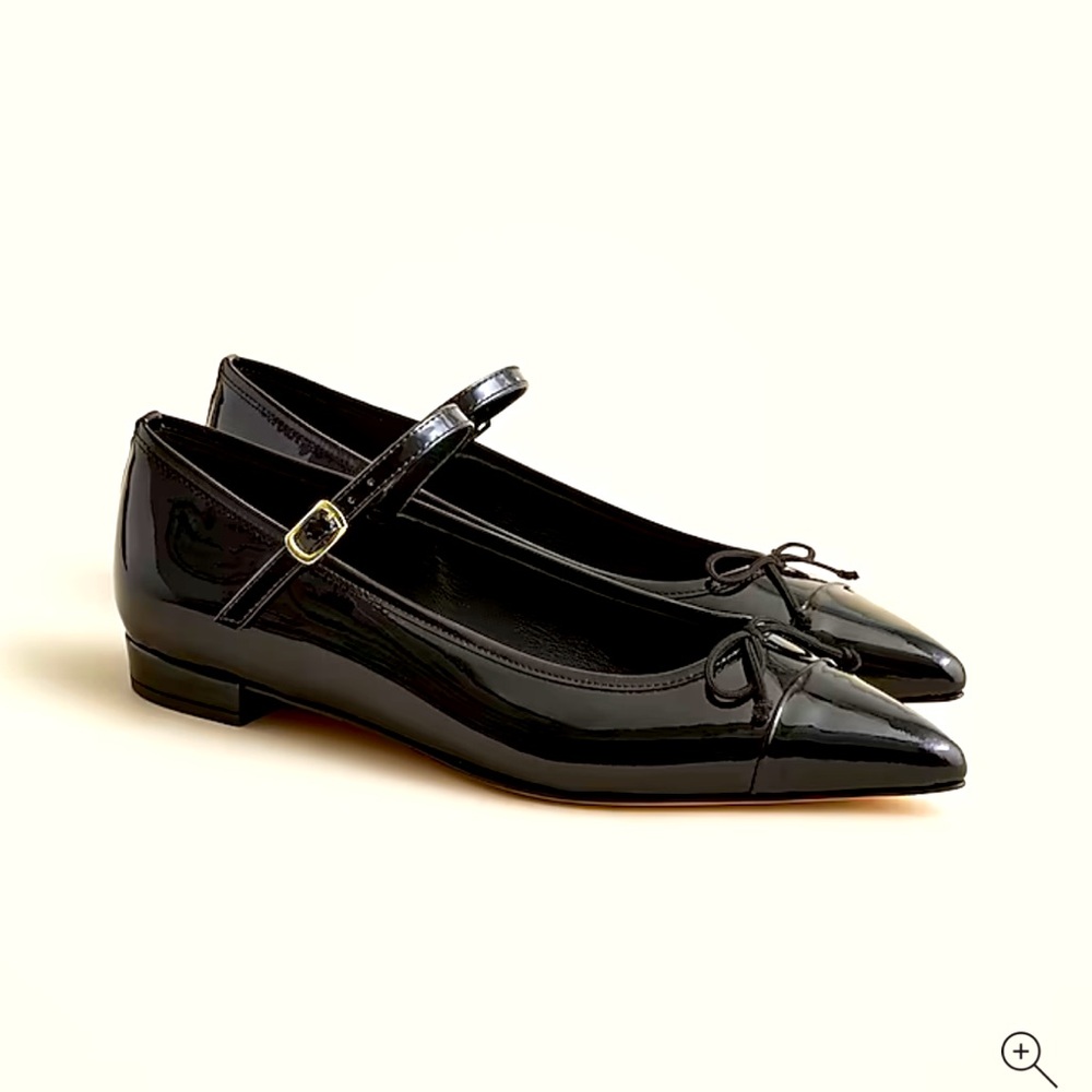 J. Crew patent leather mary jane ballet flat